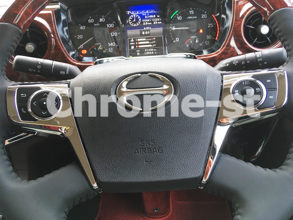HINO 17プロフィア メッキ製 ステアリングスイッチカバー 純正(内装