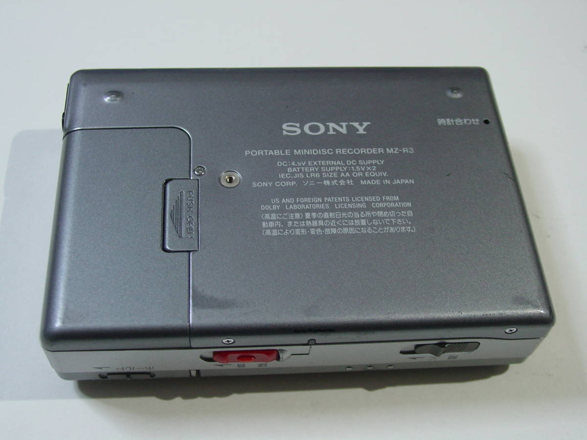 ☆ SONY製 MD (MZ-R3，MZ-E3) 中古品 MD SONY MZ-R3 美品
