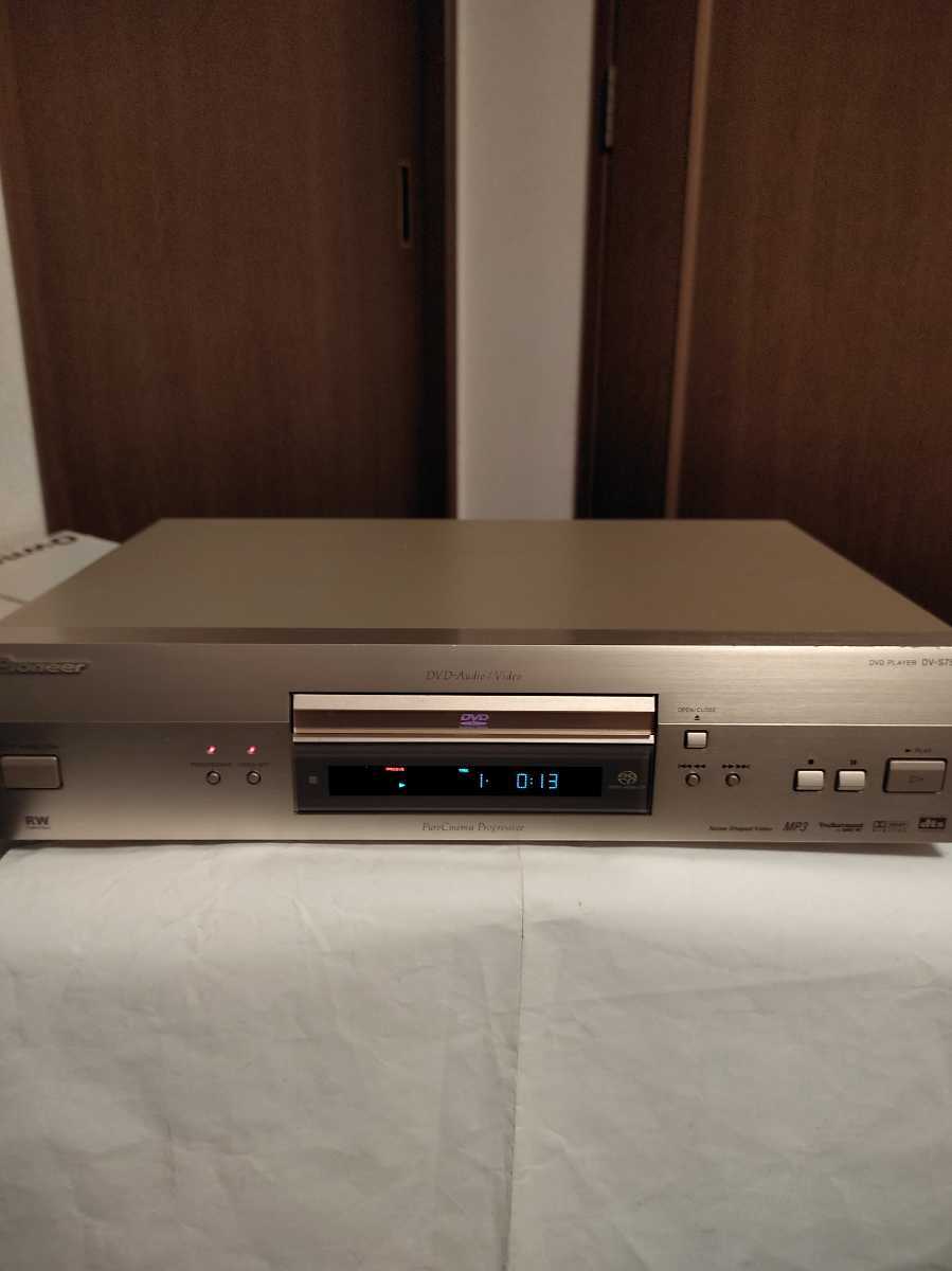 Pioneer、DVDプレーヤー Pioneer SACDプレーヤー DVDプレイヤー DV-S757A 動作品 リモコン付き