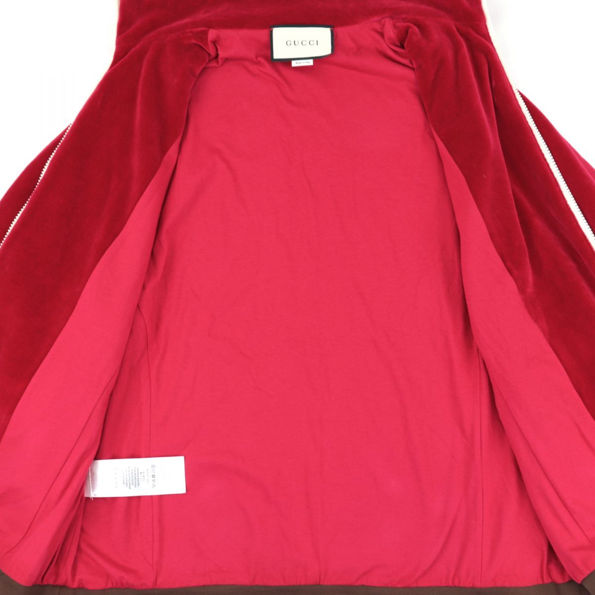 美品 グッチ 19SS シェニール オーバーサイズ キモノトラック 