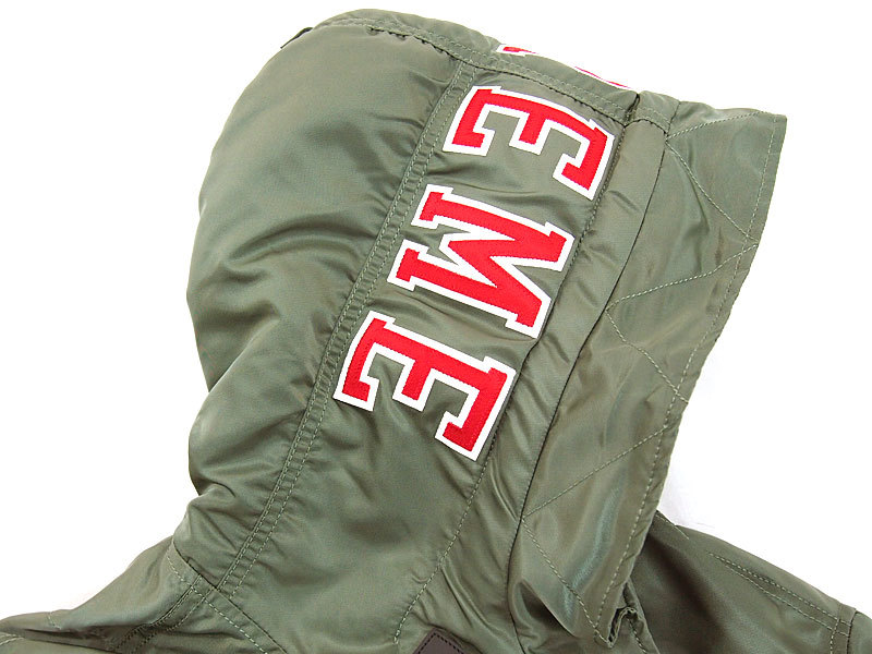 極美品 L サイズ 21AW Supreme Hooded MA-1 フーデッド フライト 