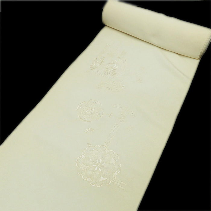 白生地 付け下げ 汕頭刺繍 正絹 反物
