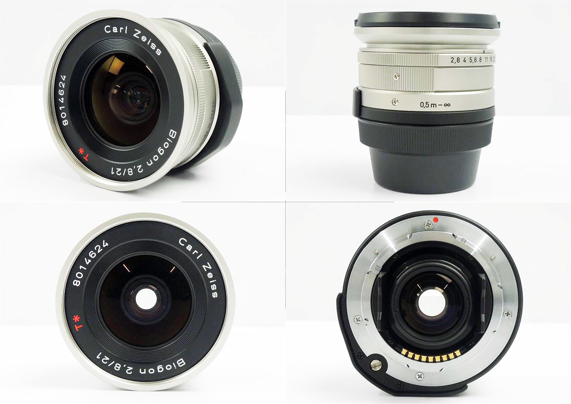 良品】CONTAX コンタックス/カメラレンズ/Carl Zeiss Biogon T*21mm F2