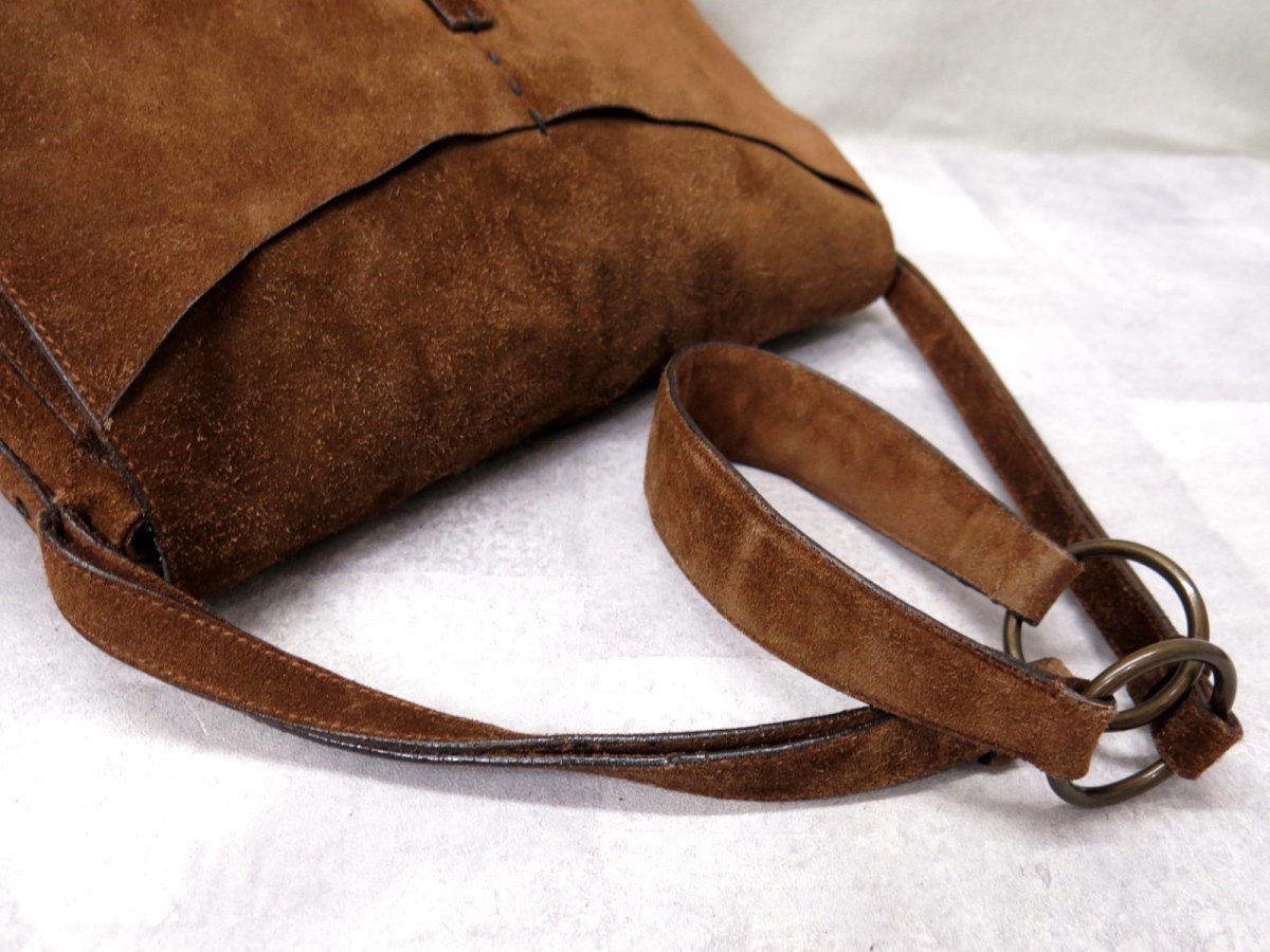 ○美品○PRADA プラダ○メンズ○スエード レザー 本革○ショルダー  
