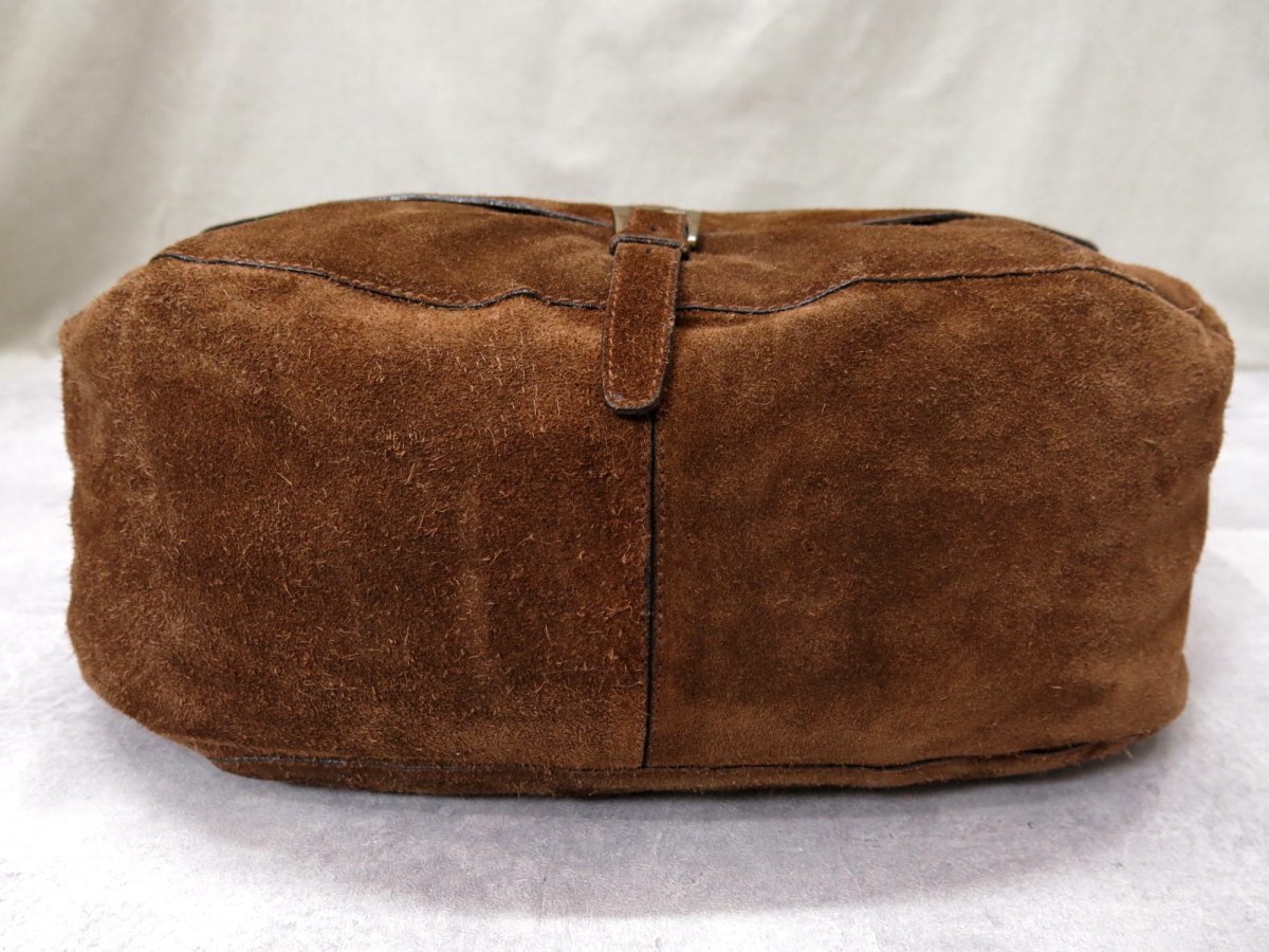 ○美品○PRADA プラダ○メンズ○スエード レザー 本革○ショルダー