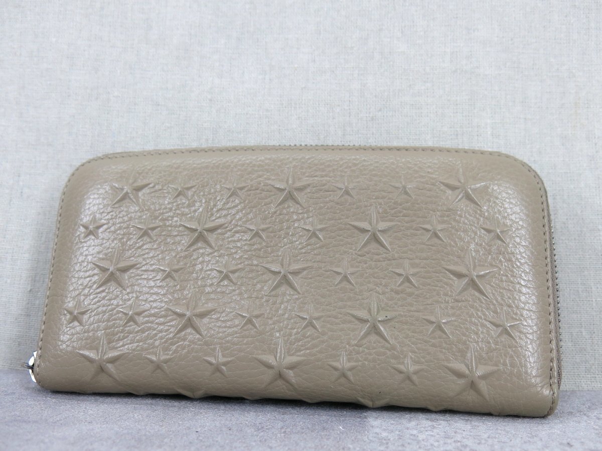 超美品○JIMMY CHOO ジミーチュウ○フィリッパ○スターエンボス 