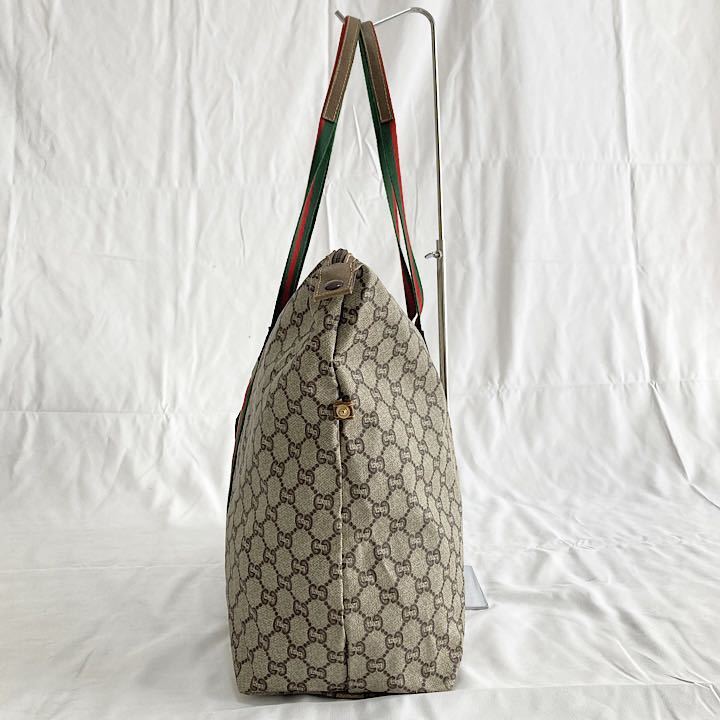 1円~【美品】GUCCI グッチ シェリーライン グッチプラス PVC レザー