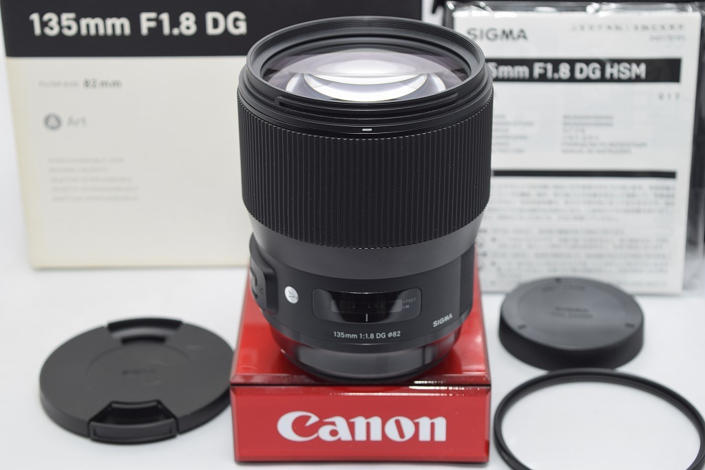 超激得，正規品 SIGMA シグマ 135mm F1.8 DG HSM Art Canon キヤノン用 元箱付(キヤノン)｜売買されたオークション情報、yahooの商品情報をアーカイブ公開 - オークファン キヤノン