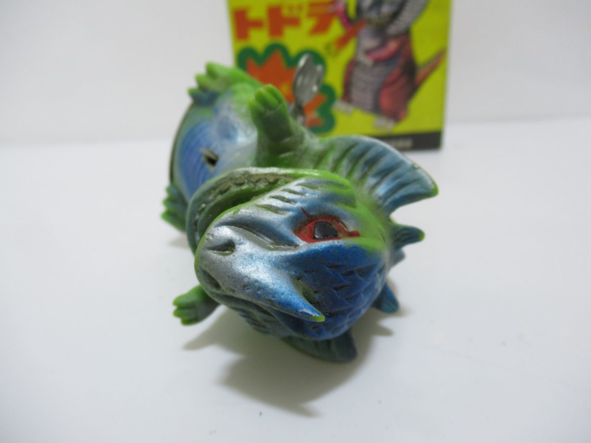 1円～ 米澤玩具 ヨネザワ 怪獣 トドラ 発火式 ゼンマイ動力 パチ怪獣