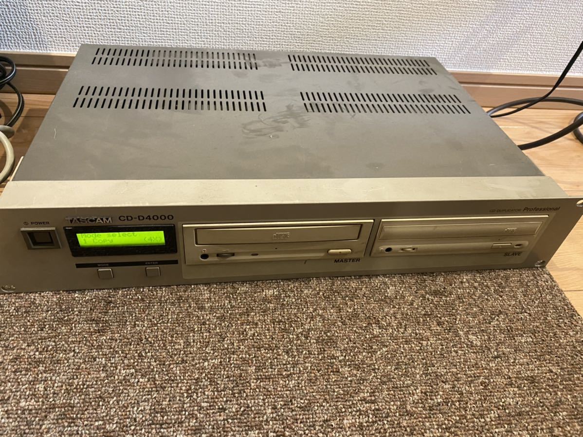 CD-D4000 TASCAM CDデュプリケーター 動作品 業務用 入手困難TASCAM