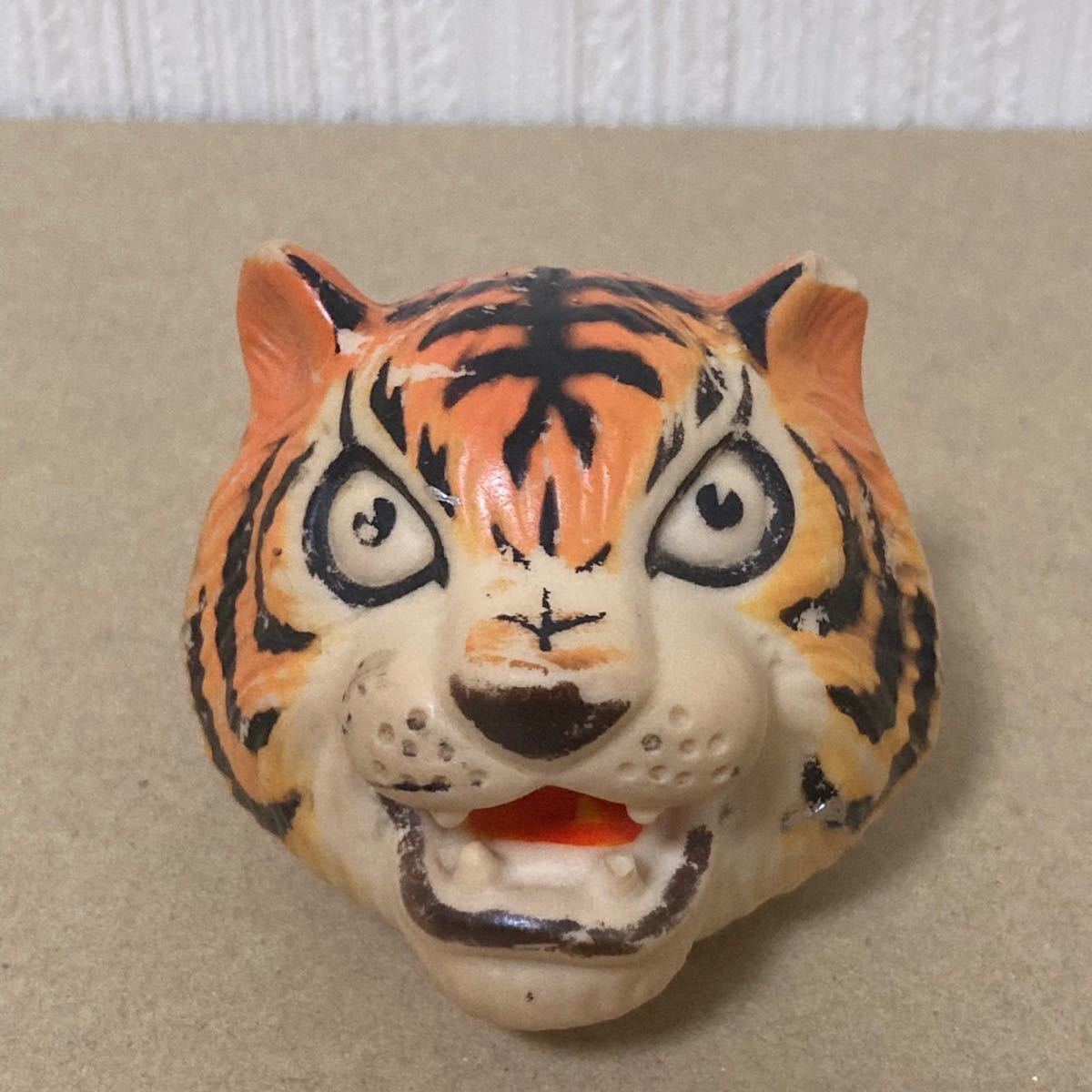 タイガーマスク スタンダードサイズ ソフビ 人形 中嶋製作所 当時物