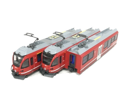 KATO 10-1273 レーティッシュ鉄道 ABe8/12 アレグラ 3両セット Nゲージ 鉄道模型 ジャンク S6181858