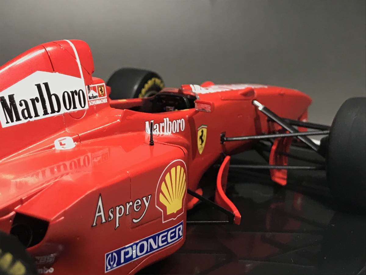 タミヤ 1/20 フェラーリ F310B M.シューマッハ仕様 組立完成品 クリア 