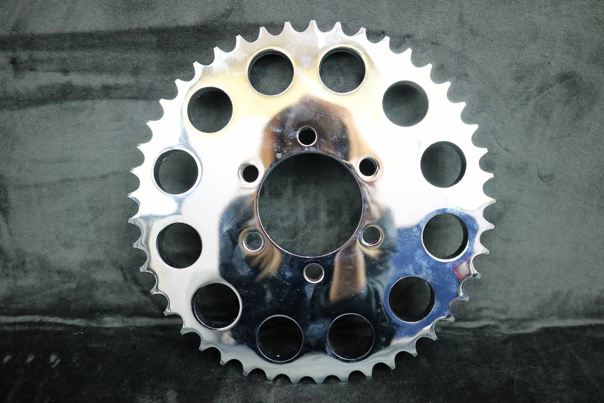リア スプロケット10/メッキ530チェーン 45丁 スズキGS400 GS425
