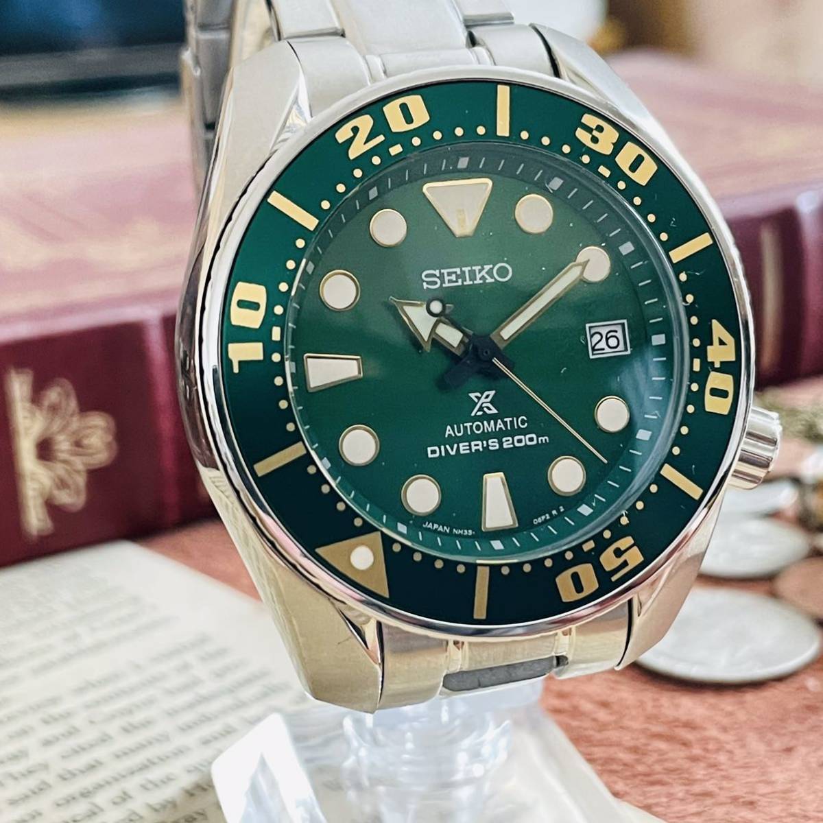 とも　セイコー　プロスペックス　ダイバー200 PADI  ジャンク品 1円スタート】ジャンク□SEIKO【セイコー】PROSPEX/プロスペックス