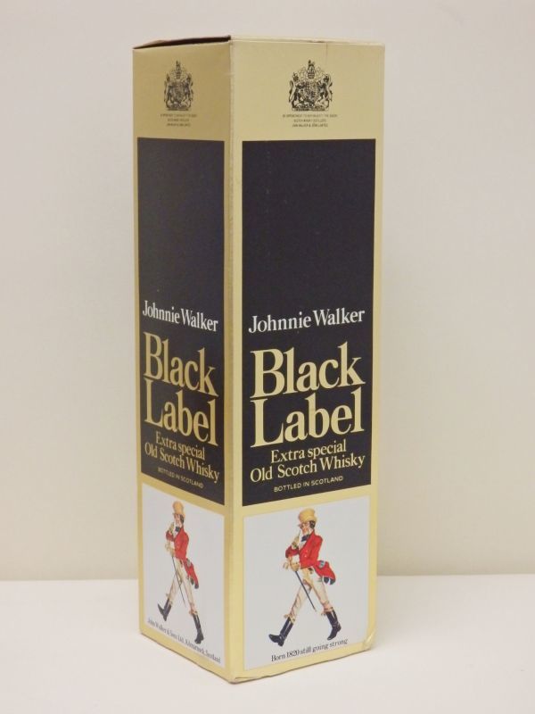 古酒　ジョニーウォーカー　ブラックラベル　 EXTRA SPECIAL　特級　金キャップ　白紋章　三菱商事　未開栓　760ml　43％　Jonnie Walker