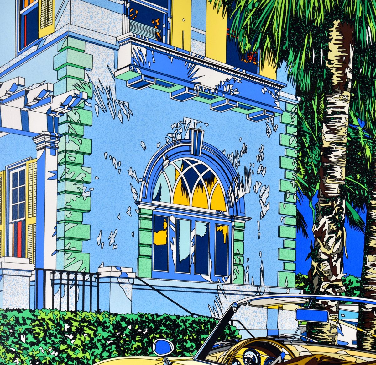 鈴木 英人 バリアス ドリームス シルクスクリーン現状フレーム赤札市場 1993年