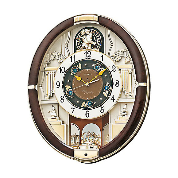 限定品 【廃盤品】SEIKO セイコー からくり 掛け時計 電波時計 30曲