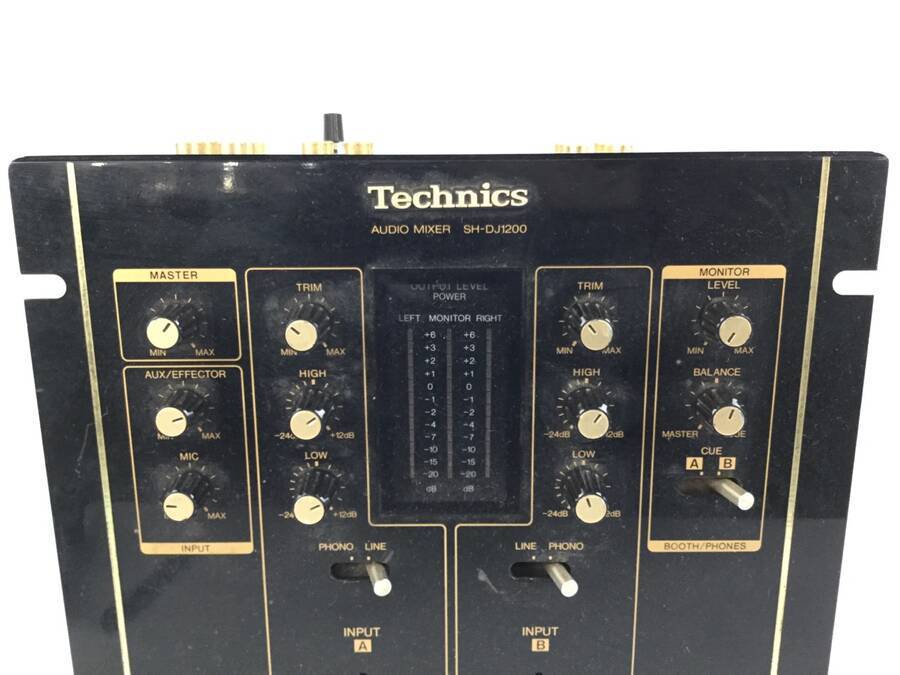 Technics SH-DJ1200 DJミキサー 中古品】Technics/DJミキサー/SH-EX1200 (シルバー) -DJ機材アナログ