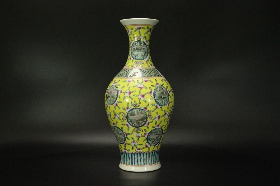 中国美術 青花 瓶人物花鳥紋 瓶 高31cm 希少 (LC138) 高31cm 中国