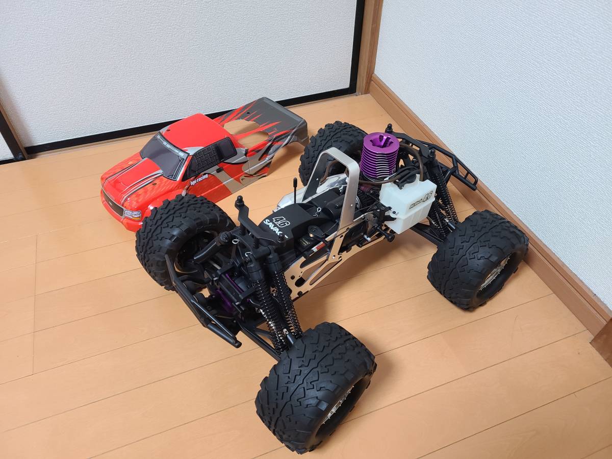 HPI サベージ 4.6 エンジン ラジコン 1/8バギー｜おもちゃ、ゲーム