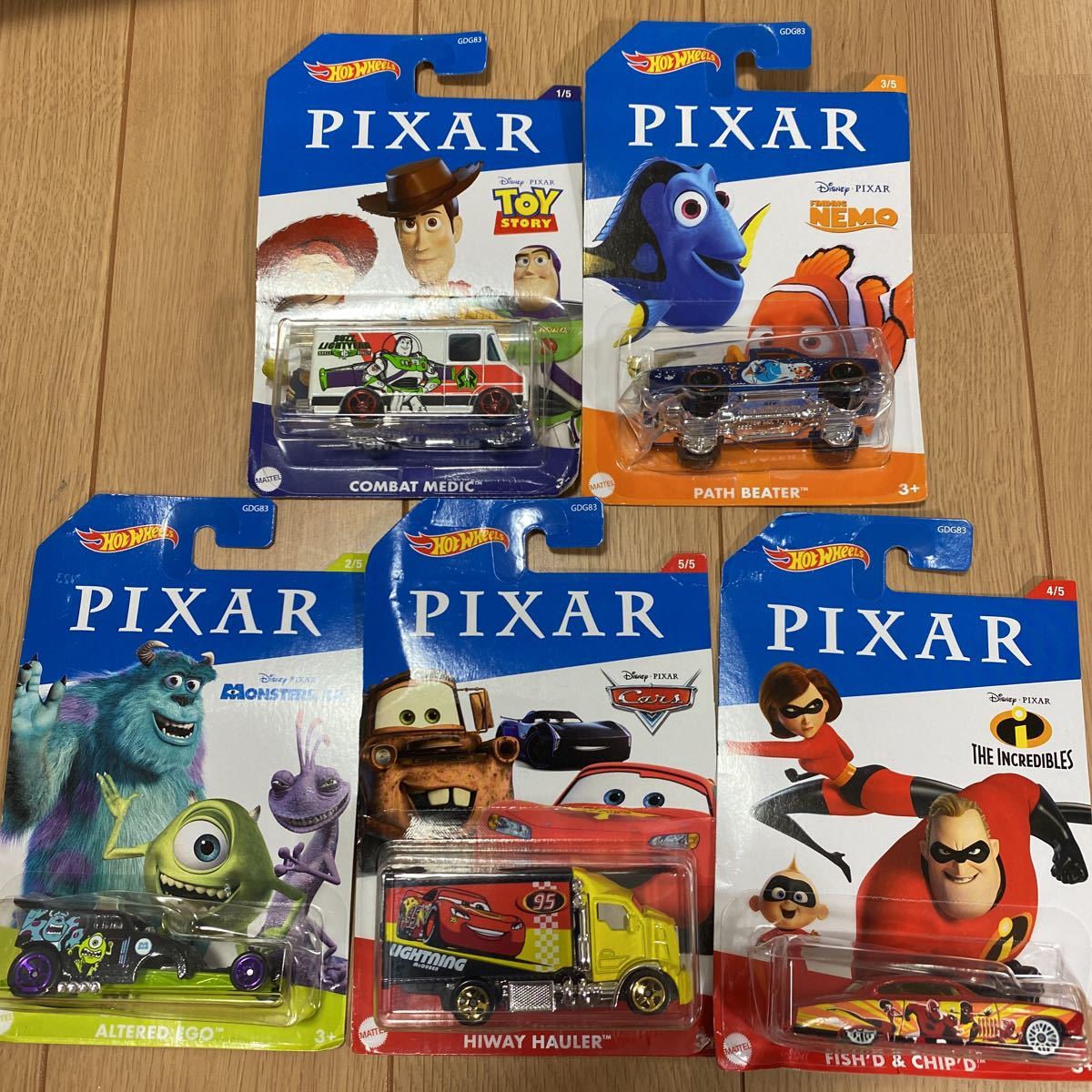 US版 日本未発売 ホットウィール ディズニー ピクサー カーズ トイ 