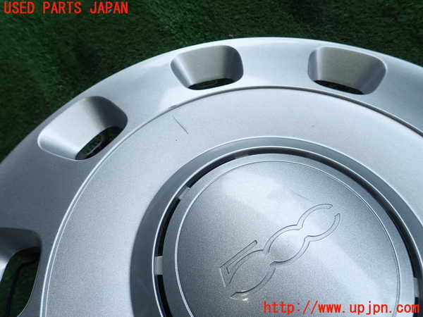 2UPJ-80179414]フィアット・500(31212)14インチホイールキャップ1枚(4) 中古