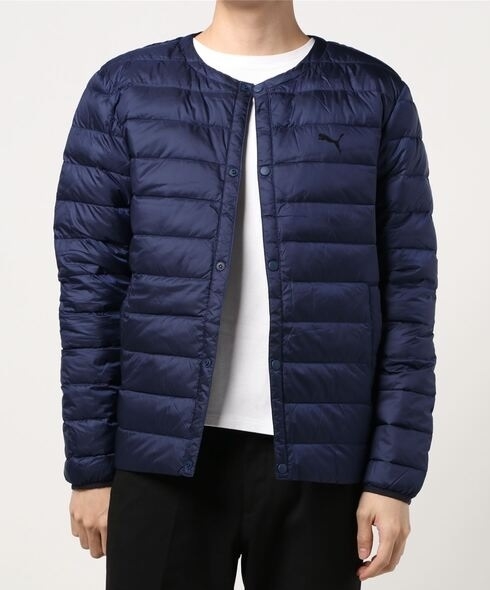 メンズ XL◇未使用 PUMA プーマ ノーカラー インナーダウン ジャケット 