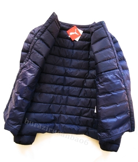 メンズ XL◇未使用 PUMA プーマ ノーカラー インナーダウン ジャケット 