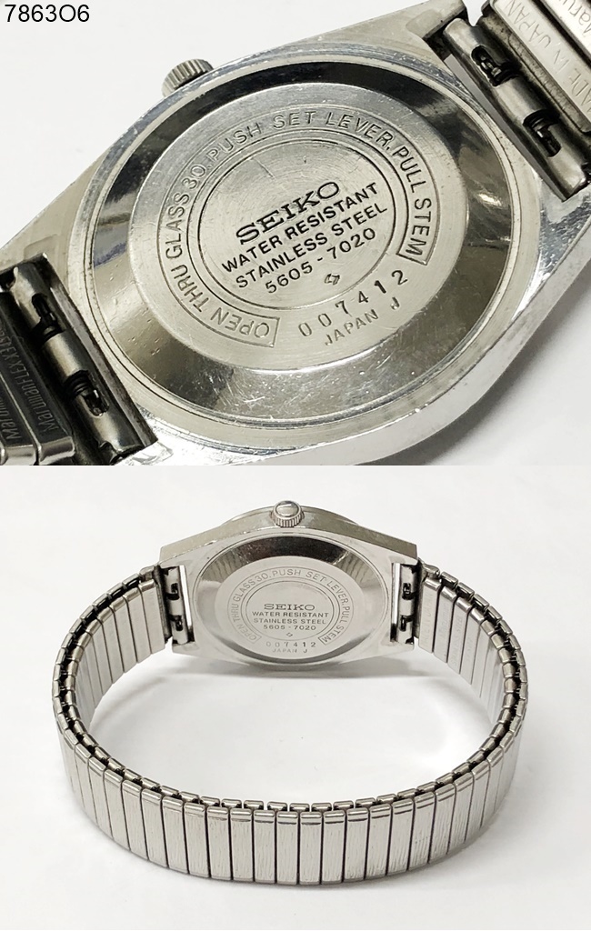 ☆稼働品◎ SEIKO セイコー LM LOAD MATIC ロードマチック 5605-7020
