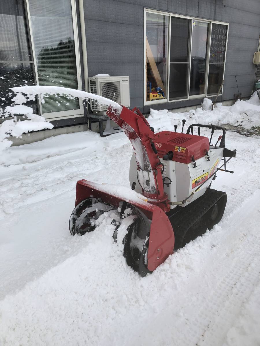 除雪機 SS80H-E Yahoo!オークション SS80 WADO ワドー除雪機 公式通販 