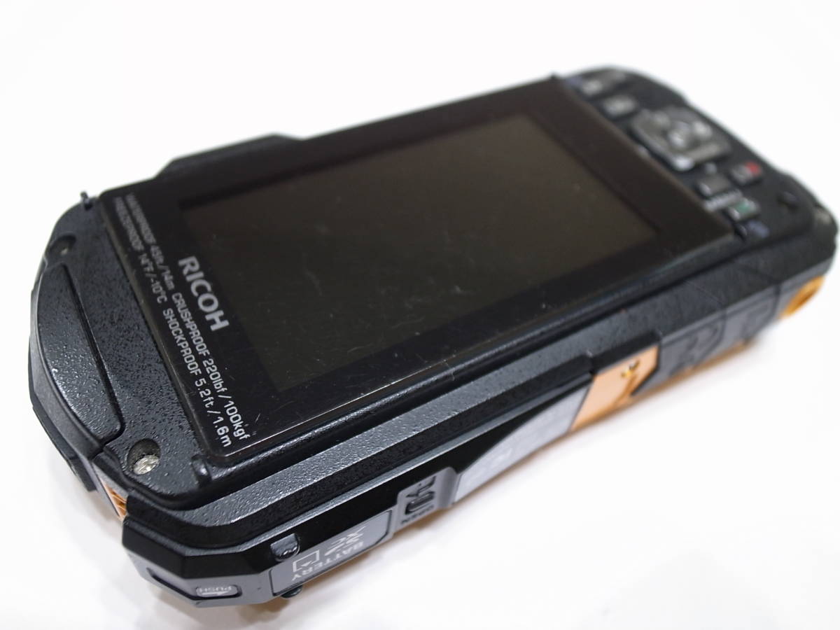 RICOH WG-50 オレンジ//14m防水 電子顕微鏡モード/Full HD動画 ① WG-50
