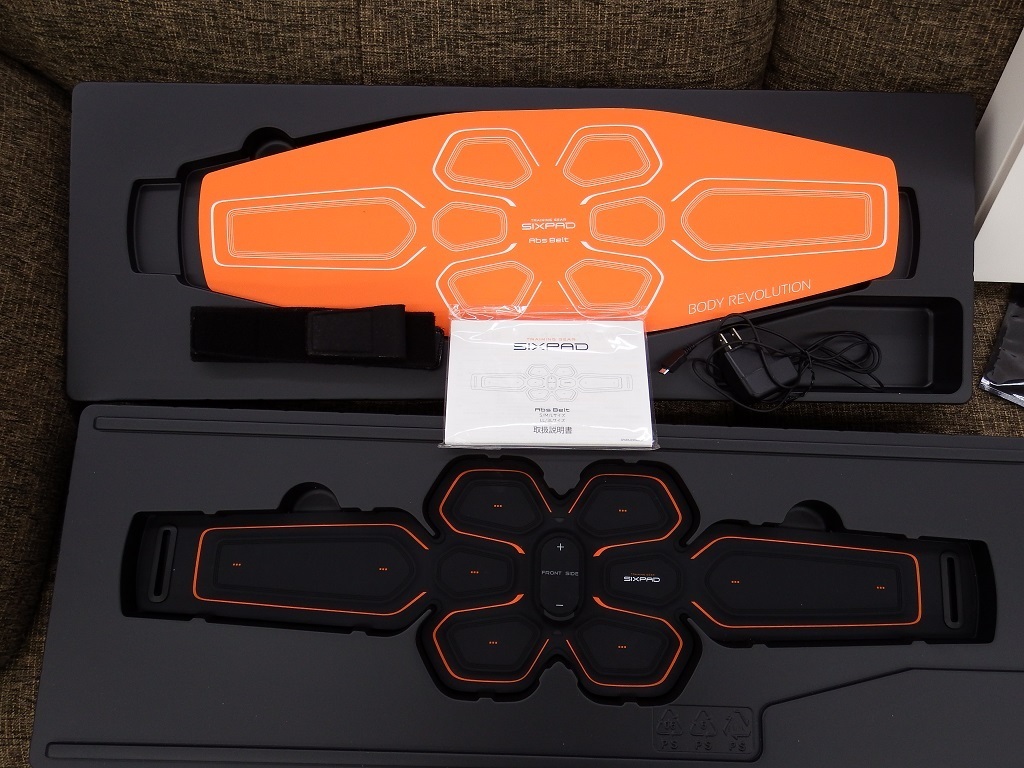 未使用品■SIXPAD アブズベルトS/M/Lウエスト58~100cm ○中古品 SIXPAD シックスパッド アブズベルトS/M/Lサイズ(ウエスト58