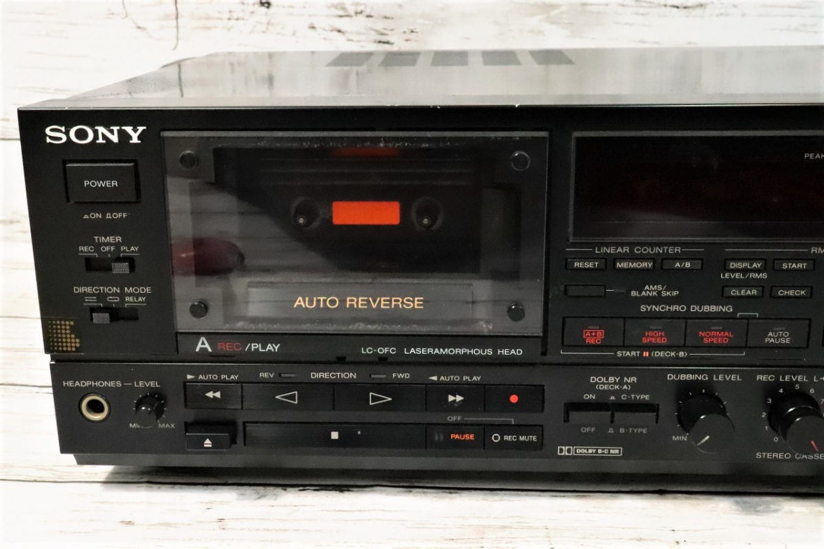 美品✨️現状品 SONY TC-WR950 ダブルカセットデッキ ステレオ ト長】SONY ソニー カセットデッキ TC-WR950 ダブルカセットデッキ