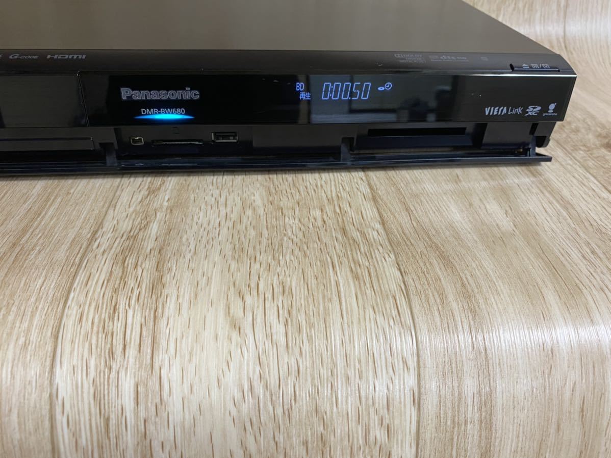 Panasonic DMR-BW680 ブルーレイレコーダー 2010年製 / BD/HDD再生確認