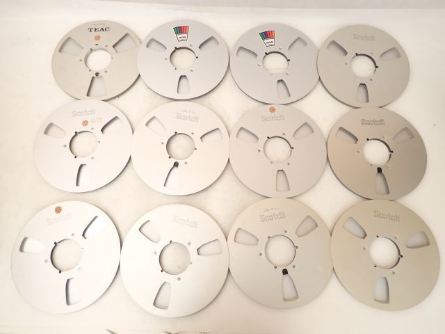 TEAC/SCOTCH/AMPEX 406 オープンリール用 空リール メタルリール 10号