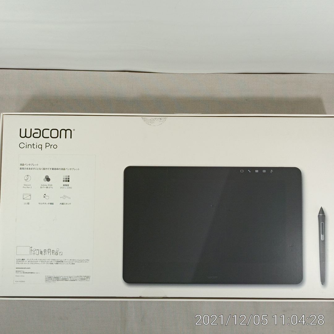 Wacom Cintiq Pro 13 13.3インチ Full HD 液晶ペンタブレット Wacom