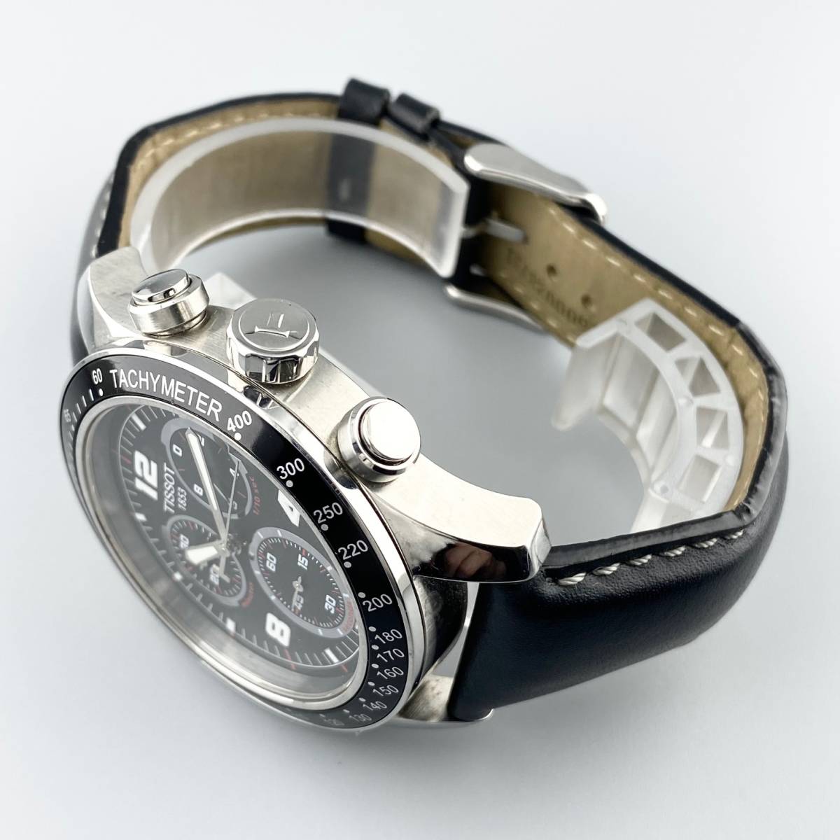 1円～】TISSOT ティソ 腕時計 メンズ クロノグラフ T039417A ブラック 
