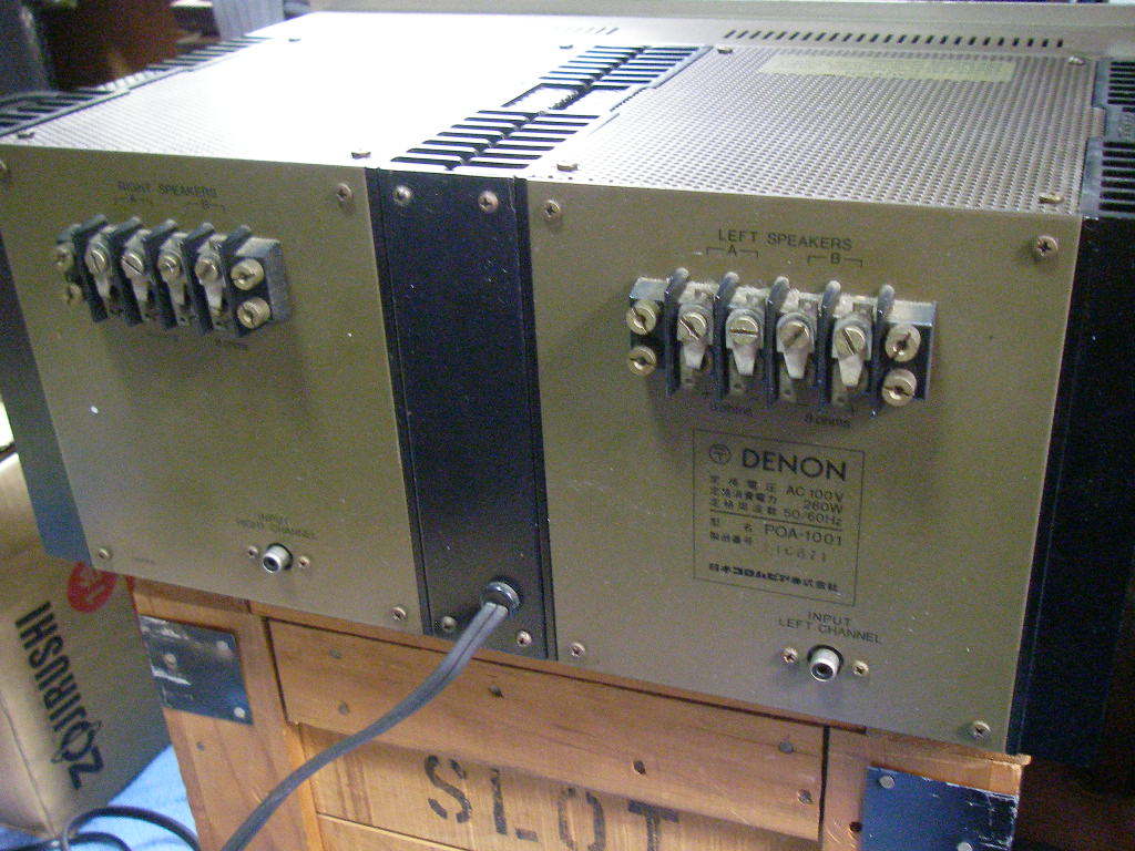 DENON POA-1001 Power Amplifier Good | in Condition Denon Rowland