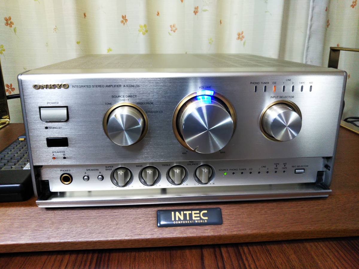 ONKYO INTEC275 A-922M LTD 整備済み(音質改善）作動保証有り 【公式通販】
