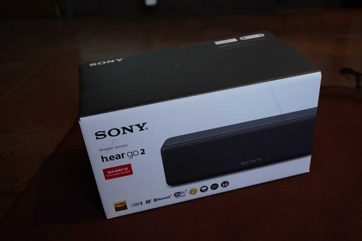 ソニー ワイヤレスポータブルスピーカー SRS-HG10 未使用。海外仕様