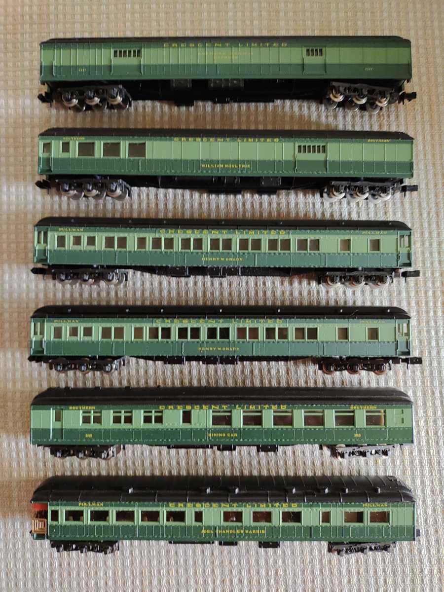  Rivarossi Heavyweights Southern Crescent Limited クレセント リミテッド ６両セット(外国車輌)｜売買されたオークション情報、yahooの商品情報をアーカイブ公開 - オークファン 外国車輌