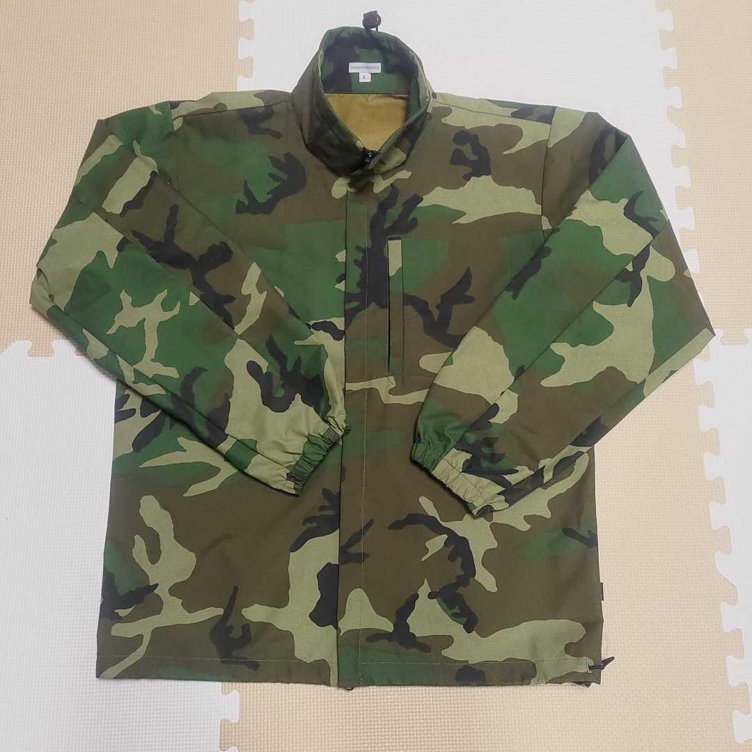 tsunami WORKS カモフラ柄ジャケット Lサイズ GORE-TEX 迷彩 (Lサイズ 