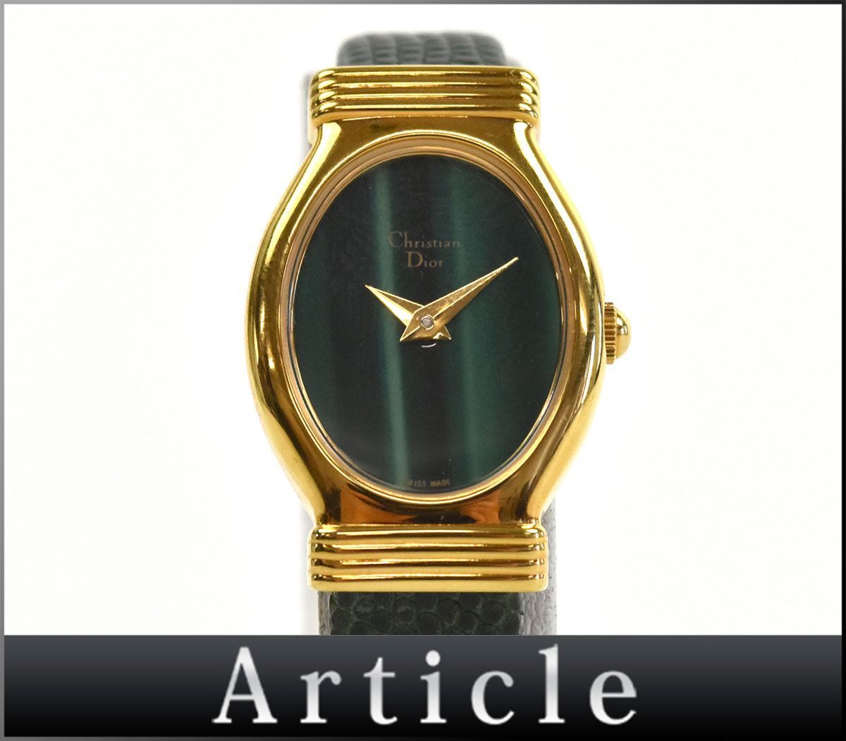 116863□動作確認済 Christian Dior ディオール レディースウォッチ 