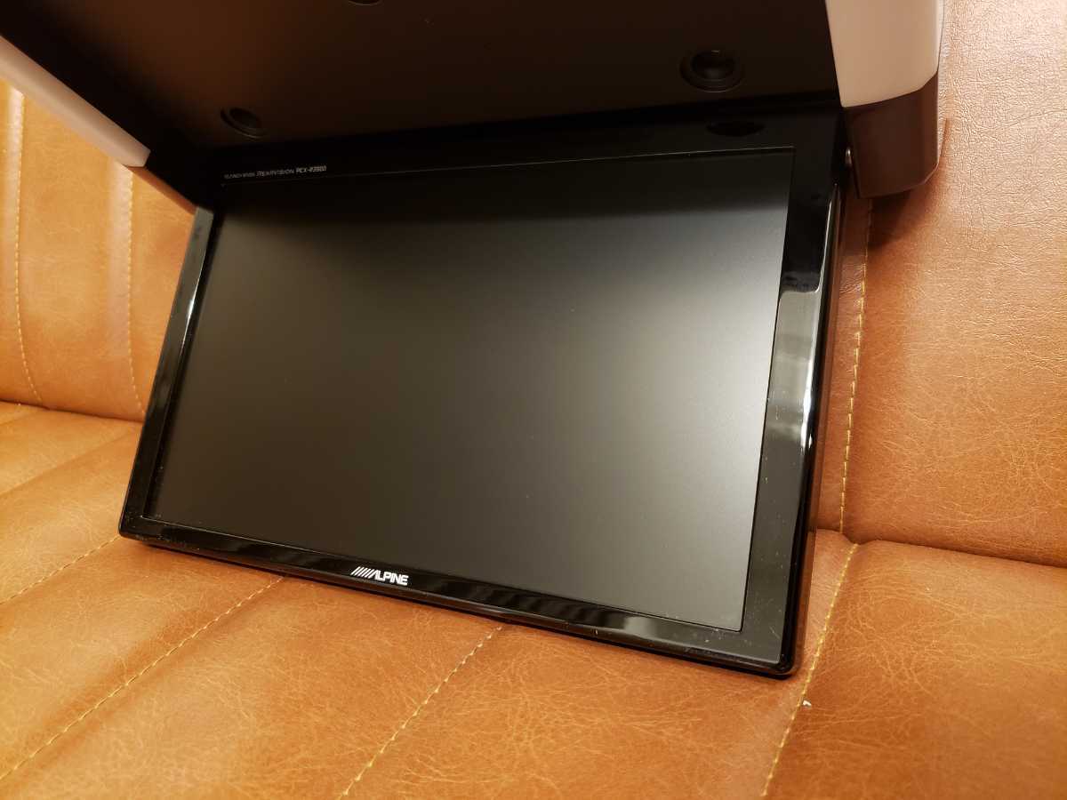 100円売切り ALPINE REARVISION 10.2インチ WVGA フリップダウン