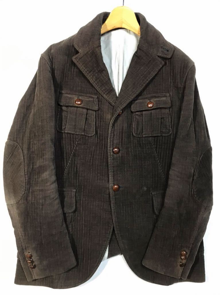 日本製/トゥモローランド/Edition コーデュロイ/ブラウン/エルボーパッチ/本胡桃ボタン/ハンティング/テーラードジャケットL ジャケット コーデュロイ 茶 TOMORROWLAND（ライン Edition（エディション）｜トゥモローランド 公式通販