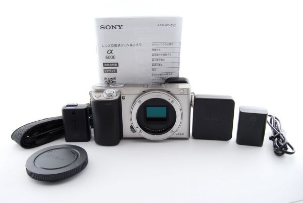 ソニー SONY α6000 ボディ シルバー 中古】期間特価対象品 α6000