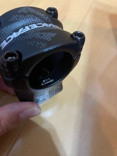 RACE STEM FACE(レースフェイス) | 45mm FACE ステム RESPOND WHITE