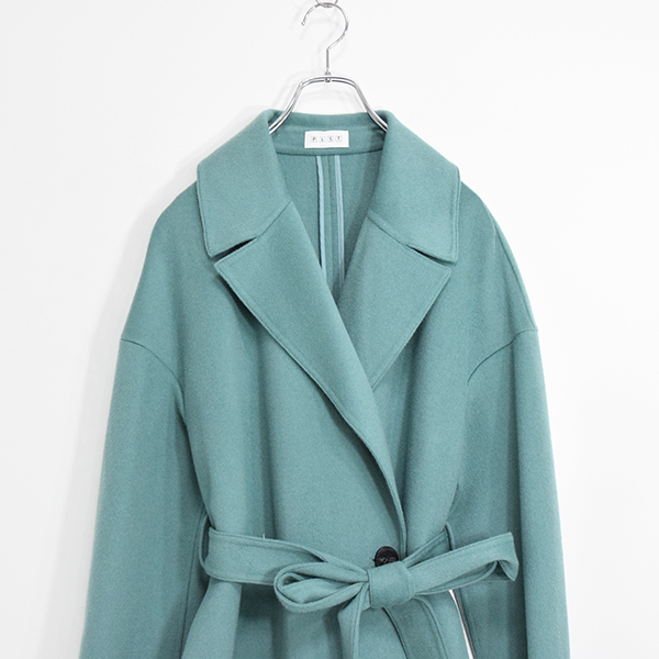 中村アン着 19AW プラステ PLST リヨセル混 ウールナイロン ダブル 