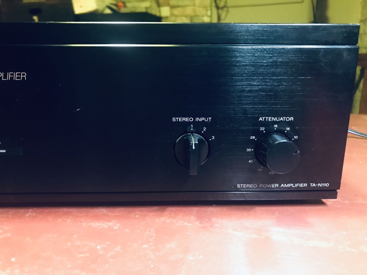 動作確認 SONYパワー・アンプTA-N110 TA-N110 SONY ソニー 音出しOK